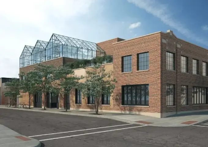 Chicago Illinois, The Roof Crop, Urban Agricultural Greenhouse